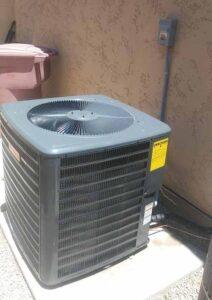 Replaced outdoor AC unit