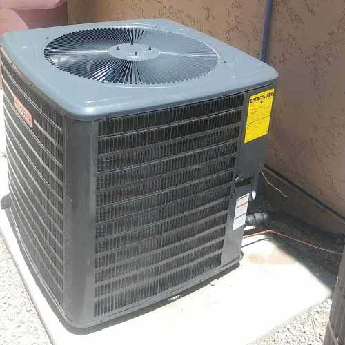 Newly installed outdoor ac unit